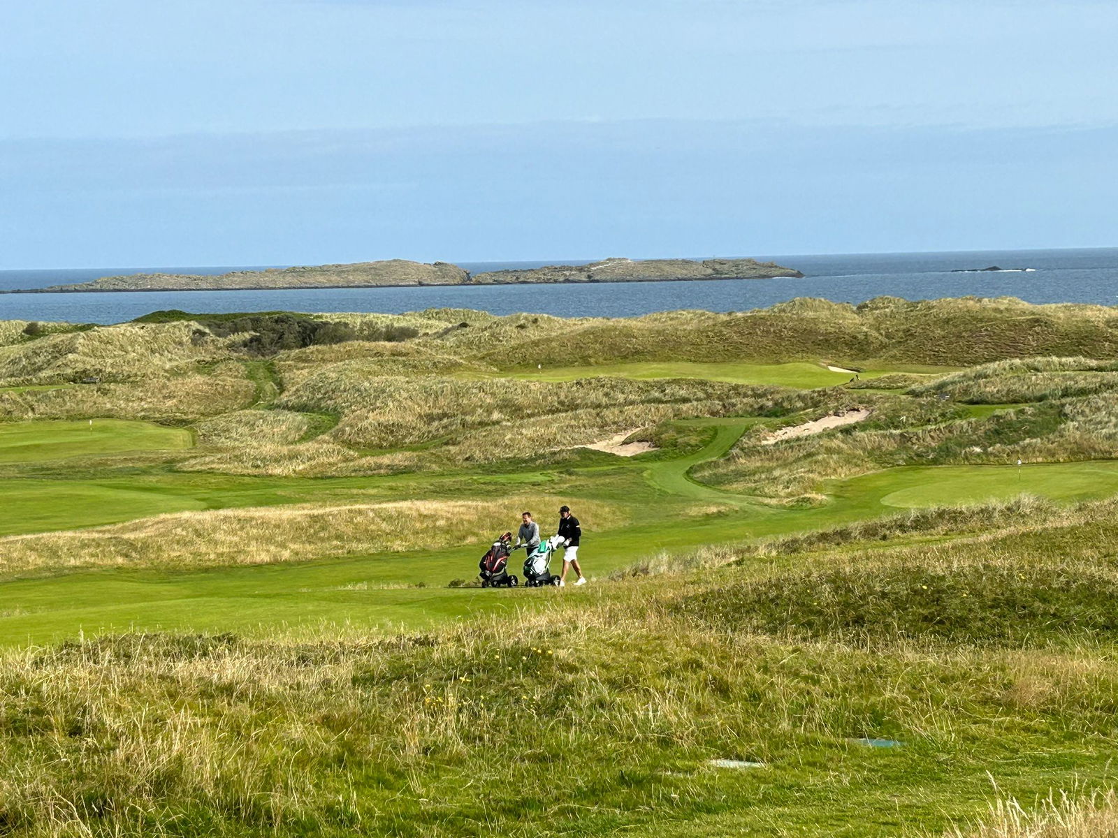 Hollins and Clarke at Portrush